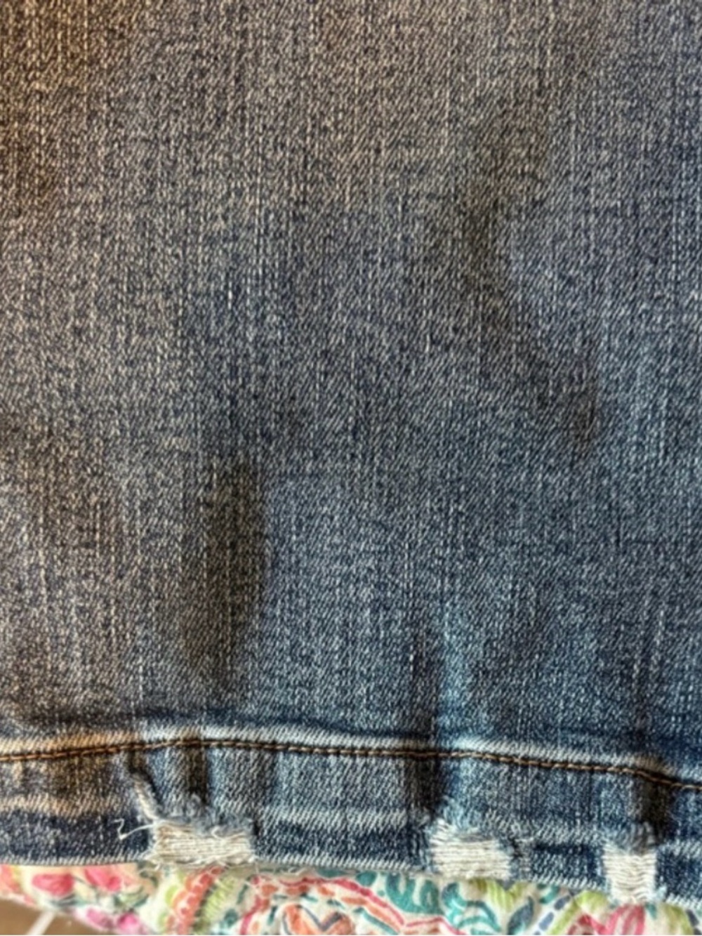 Judy Blue JB89592 High Rise Wide Leg Crop Jeans Raw Hem Size 11/30 - Picture 6 of 6